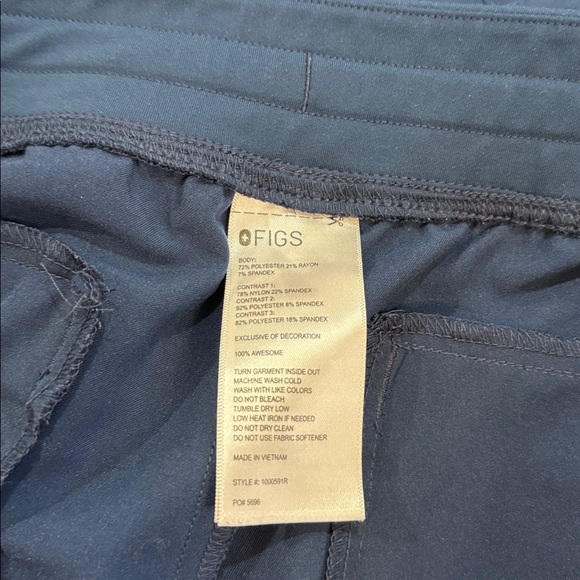 Figs X Team USA Medical Team Scrub Pants Sz XL Logo Spellout Olympics Trendy - Picture 10 of 12